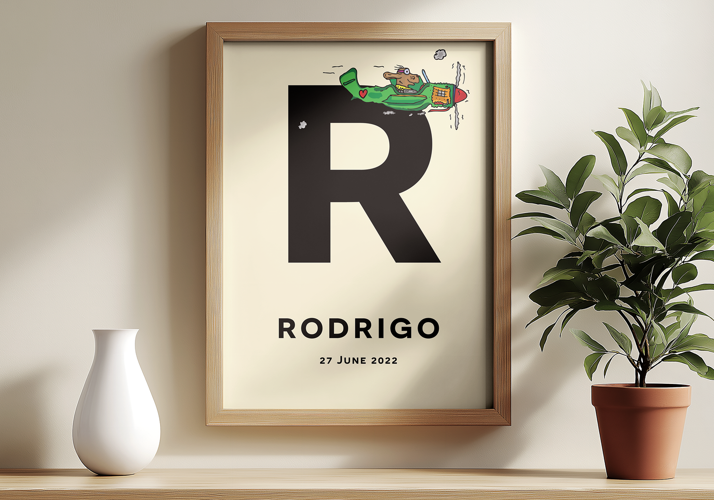 Flying Dog! Birth Poster