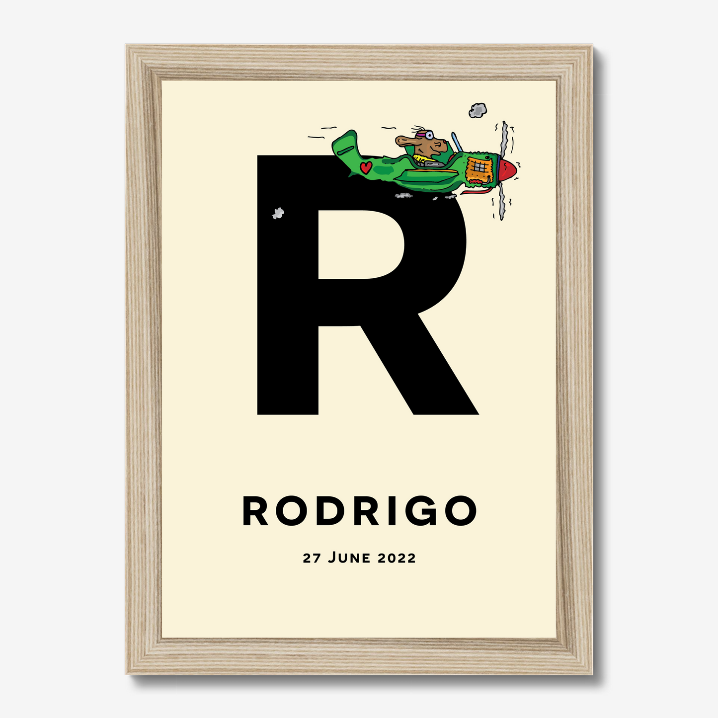 Flying Dog! Birth Poster